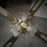 Lampadario con ventola