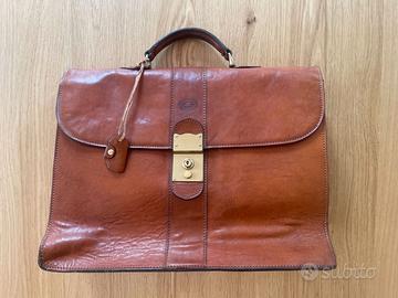 Borsa 24 ore vintage in pelle Conte Max originale