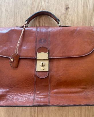 Borsa 24 ore vintage in pelle Conte Max originale