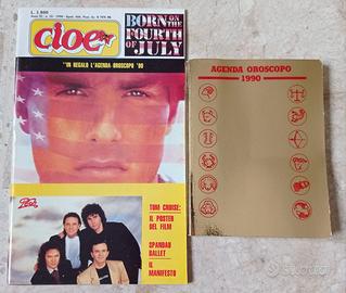 Rivista Cioè anno 1990 + agenda oroscopo 1990