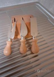 Set coltelli da formaggio in legno