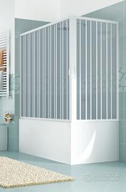 BOX VASCA PVC 70X170 ANGOLARE APERTURA CENTRALE