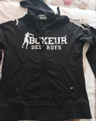 Felpa nera BOXEUR DES RUES