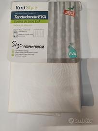 Tenda da doccia 180x180 cm bianca