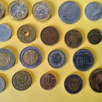 Lotto Monete Rare Lire Yen Fiorini Piastres Dirham