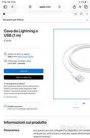 cavi iphone lighting-usb