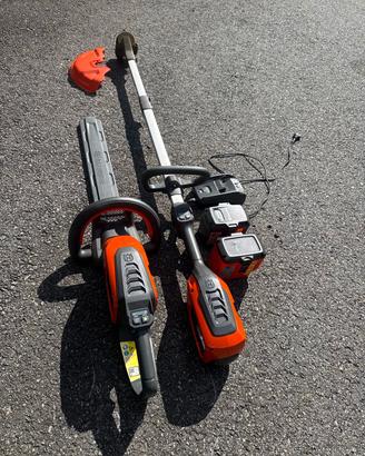 Husqvarna tagliasiepi + decespugliatore
