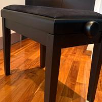 GEWA Piano Bench Deluxe Black Matt - Panca Piano