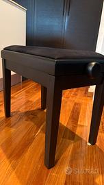 GEWA Piano Bench Deluxe Black Matt - Panca Piano