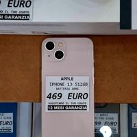 IPHONE 13 512GB rosa batteria 100%