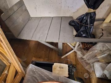 carriola vintage trasporto merci ideale fioriera