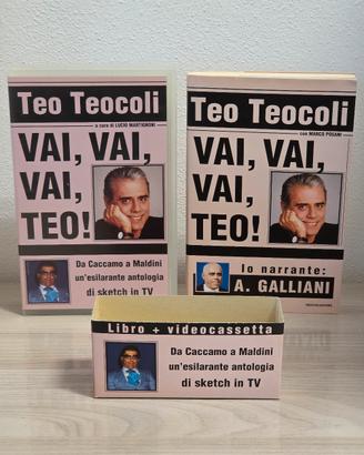 Teo Teocoli – Cofanetto VHS + Libro Mondadori
