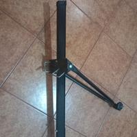 Portabici nero per tetto auto