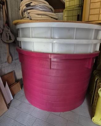 Mastello tino in plastica alimentare 1000 litri 