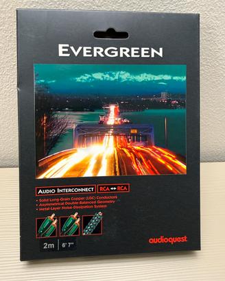 AudioQuest Evergreen RCA-RCA 2m – NUOVO #1