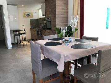 Cozy house with garden view