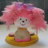Poochie Mattel timbro peluche gomma bambolina