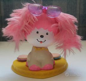 Poochie Mattel timbro peluche gomma bambolina