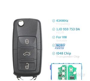 CHIAVE COMPLETA SEAT VOLKSWAGEN VW SKODA VARI MODE