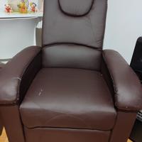 poltrona reclinabile con telecomando 