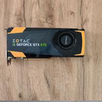 scheda video ZOTAC NVIDIA GeForce GTX 670 4GB GDDR