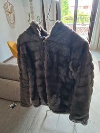 Giubbotto pelliccia sintetica