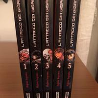 Attack on Titan manga lotto 1-5