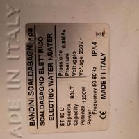 scaldabagno usato pochissimo 