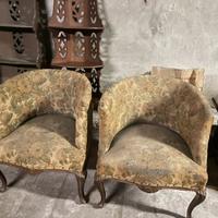 Coppia poltroncine a pozzetto