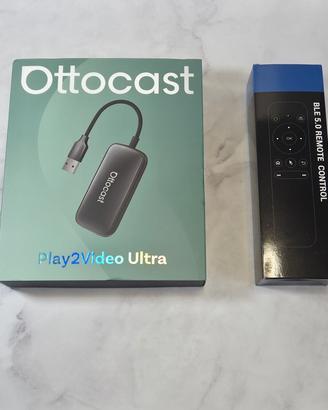 Ottocast Play2Video Ultra 2026 AI Box + Remote C.