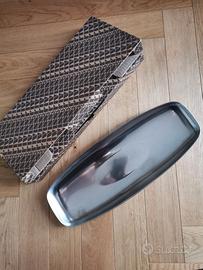 Alessi piatto vassoio acciaio vintage