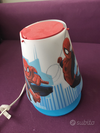 Lampada per bambini di Spiderman