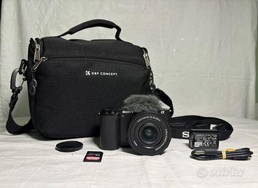 Sony ZV-E10 K+ 16-50mm II + SD 128GB + Custodia