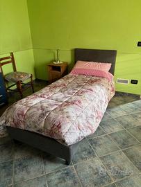 letto singolo imbottito
