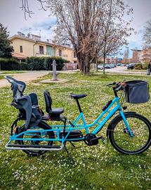 Cargo bike elettrica Xtracycle 2 bambini 