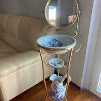 toeletta lavamani con specchio