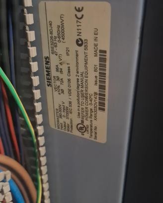 inverter Siemens motore 