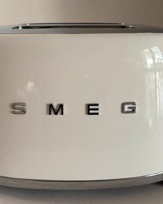 Tostapane SMEG 2 fette Bianco + Pinze incluso