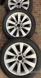 Set 4 gomme +cerchi in lega originali BMW
