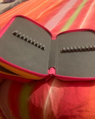 Astuccio materiale scolastico astuccio 3 zip