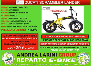 Ebike Fat Ducati Scrumbler Lander