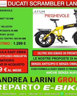 Ebike Fat Ducati Scrumbler Lander