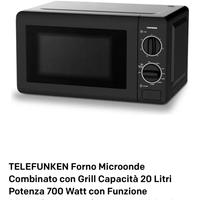 Microonde Telefunken nero