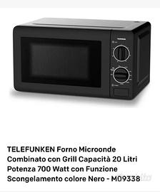Microonde Telefunken nero