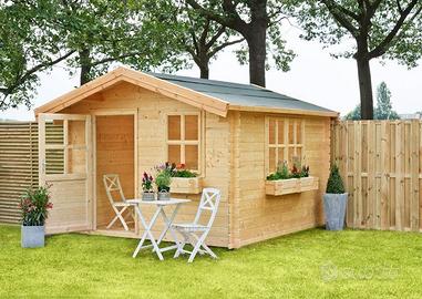 CASETTA DI LEGNO SPREE28 320x320x245H spess. 28mm