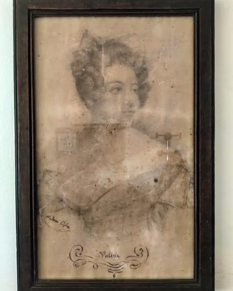 Quadro disegno di donna