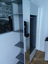 mobile ingresso con specchio e attaccapanni 