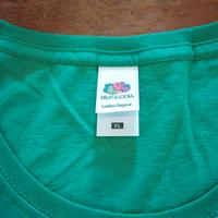 4 t-shirt Fruit of the loom donna xl cotone