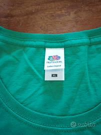 4 t-shirt Fruit of the loom donna xl cotone
