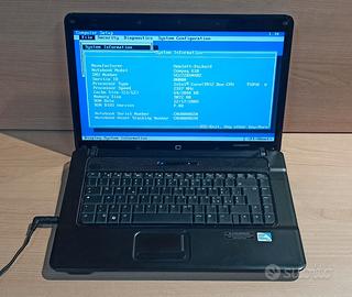 Portatile HP COMPAQ 610  3gb T5850 2.2ghz NO DISCO